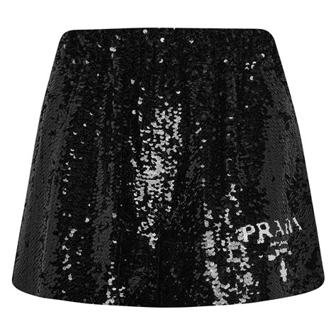 prada sequin shorts